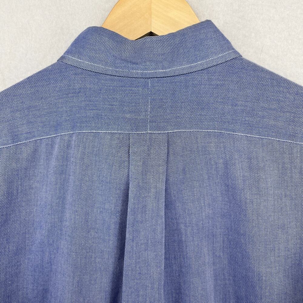 RALPH LAUREN Shirt Mens 15.5 33 Yarmouth Dress Button Down Cotton Blue - Picture 4 of 14
